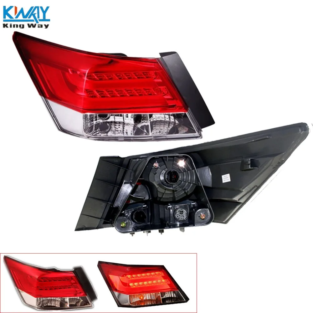 Задние светодиодные стоп сигналы KW для Honda Accord LH + RH Sedan 4 Door 2008 2012|light for|tail lightled tail