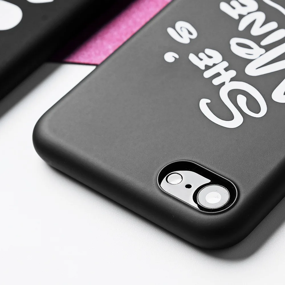 Чехол TOMKAS Finger Lovers для iPhone 7 8 Plus милый модный чехол с рисунком из мультфильма