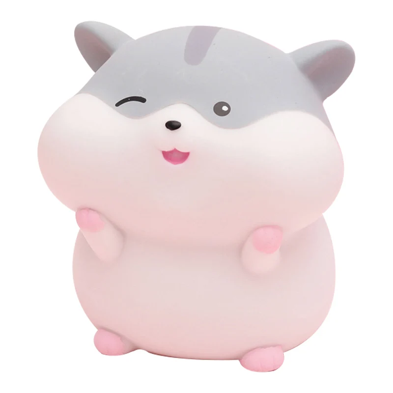 Милый мультяшный хомяк коробка для денег Декор виниловые фигурки хомяка копилка