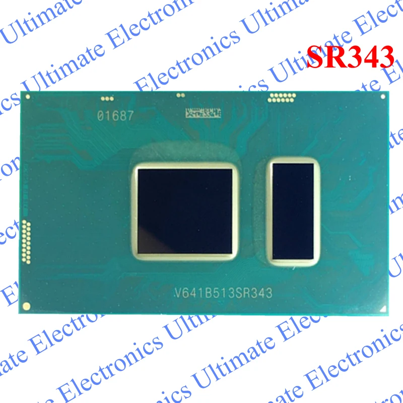 ELECYINGFO отремонтированный SR343 I3-7100U I3 7100U BGA чип протестирован 100% работы и хорошего