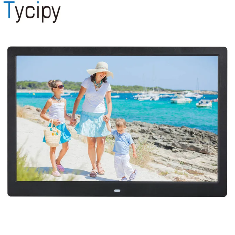 Цифровая фоторамка Tycipy HD ЖК дисплей 1280*800 светодиодный экран с пультом