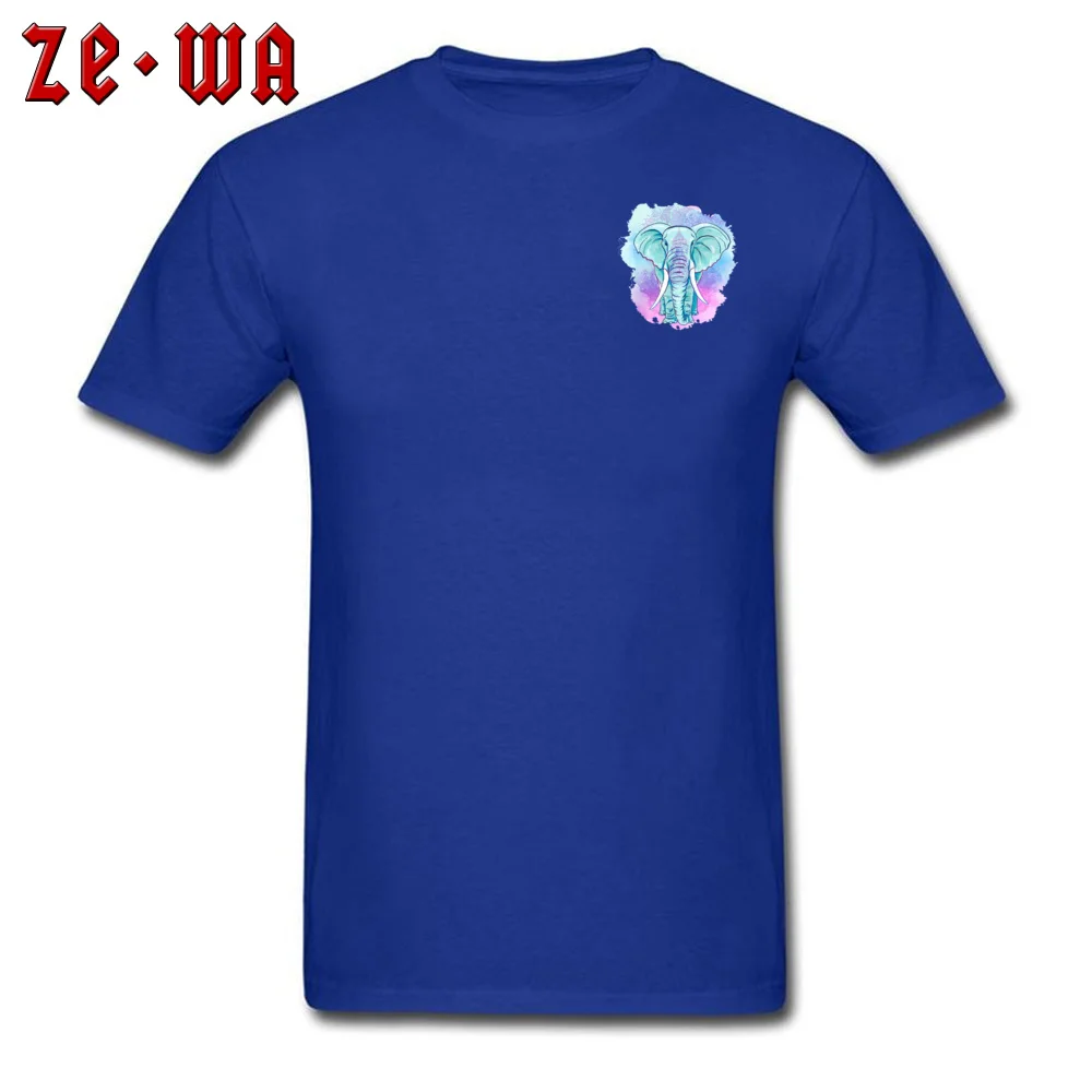 Футболка с принтом слона мужские футболки акварельные татуировки дизайнерская