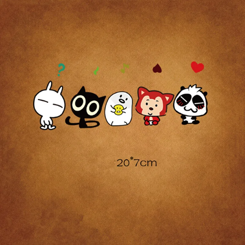 Сделай Сам Железный На переноске для рубашки Кот патч пресс термопечать наклейки