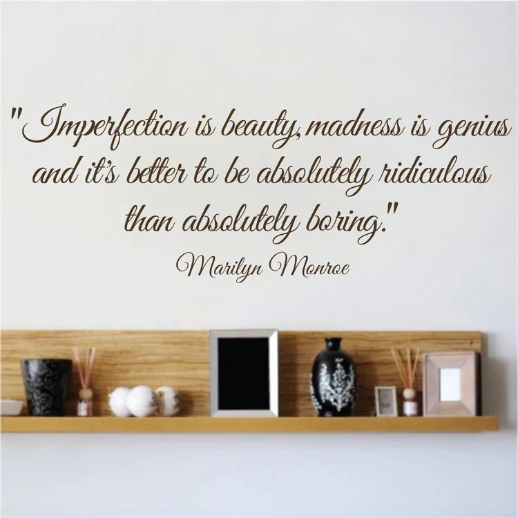 5 видов стилей актриса настенные наклейки с цитатами съемный дом винила