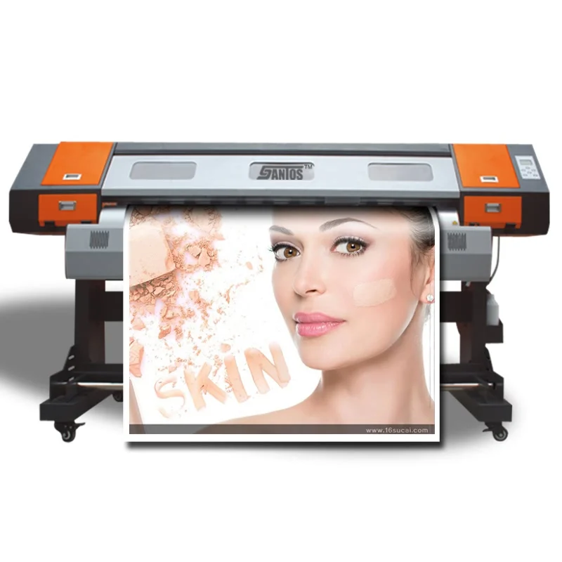 

6ft/1.8m Large Format Outdoor PVC Banner Vinyl Sticker Printer Eco Solvent Printing Machine With CMYK 4 Colors