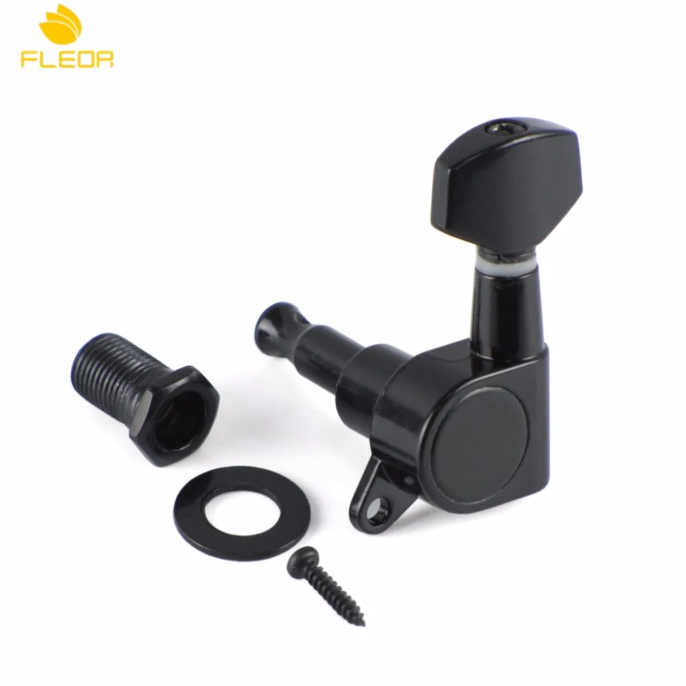 Набор черных герметичных колышек для акустической электрогитары колышки ключи