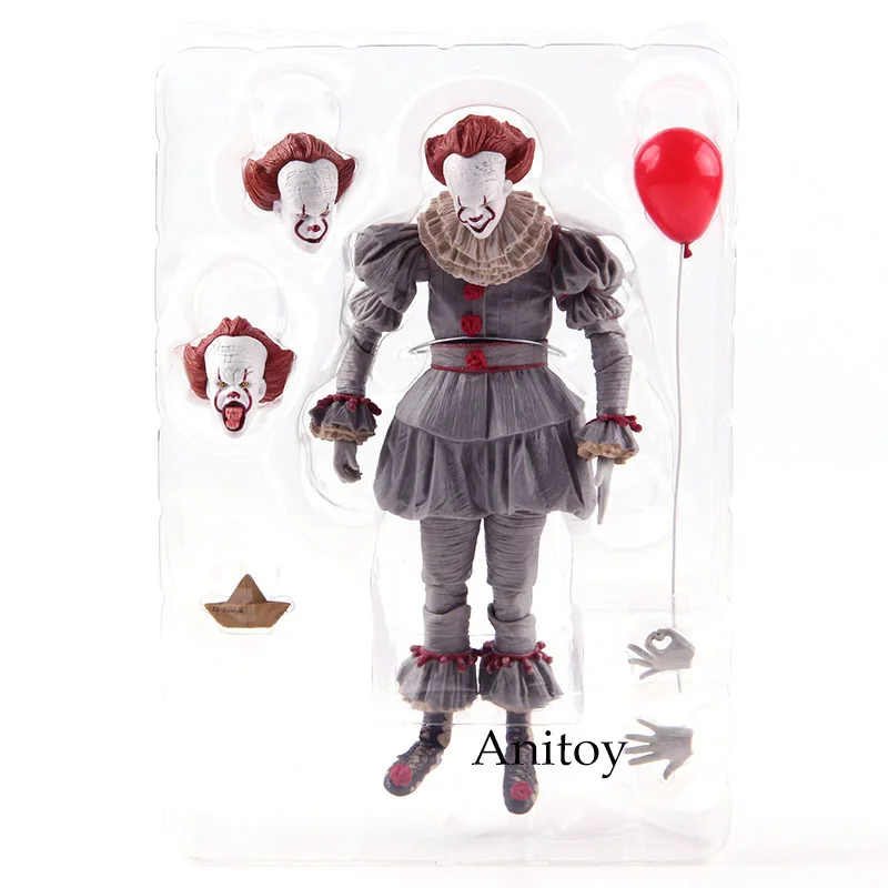 Игрушки NECA Стивен Кинг это клоун Pennywise фигурка ПВХ Ужасы Фигурки Коллекционная модель игрушки