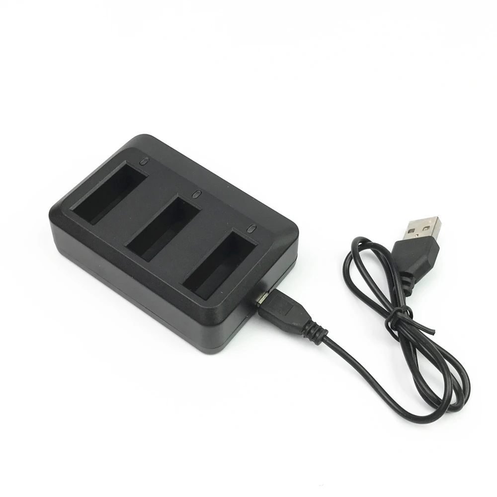 Новый параллельно Батарея Зарядное устройство USB 3 Порты и разъёмы 7 V адаптер для