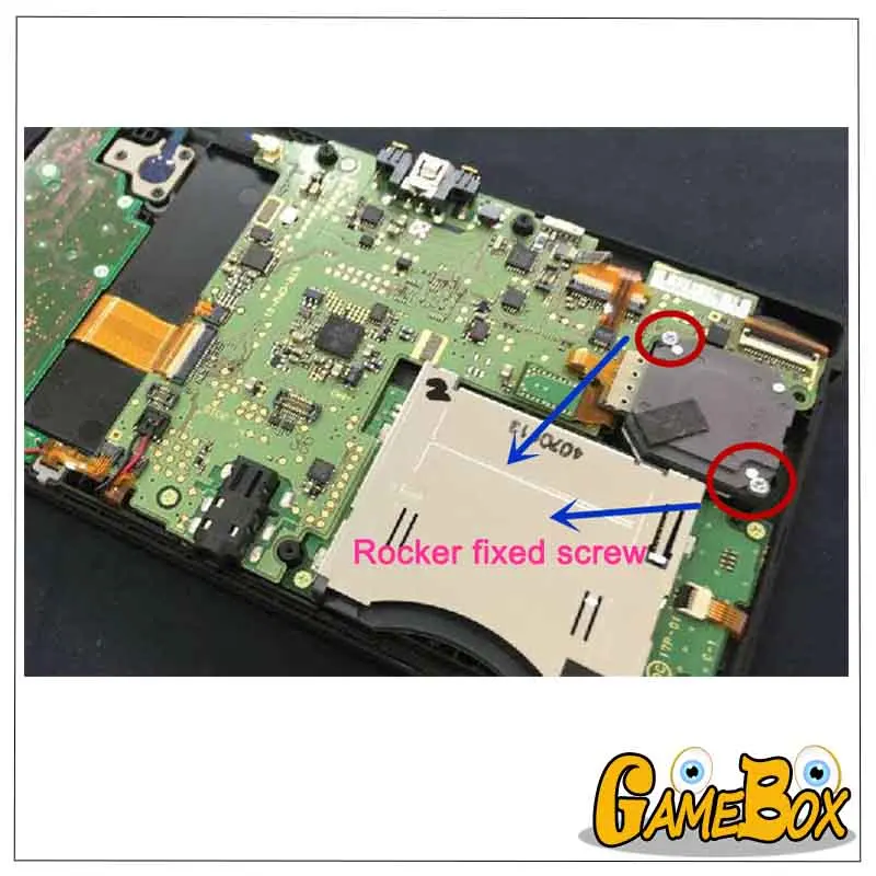 1 пара оригинальных коромысло для Nintendo 3DS LL/XL 3D фиксированный винт LL/New 3DS/NEW XL/2DS