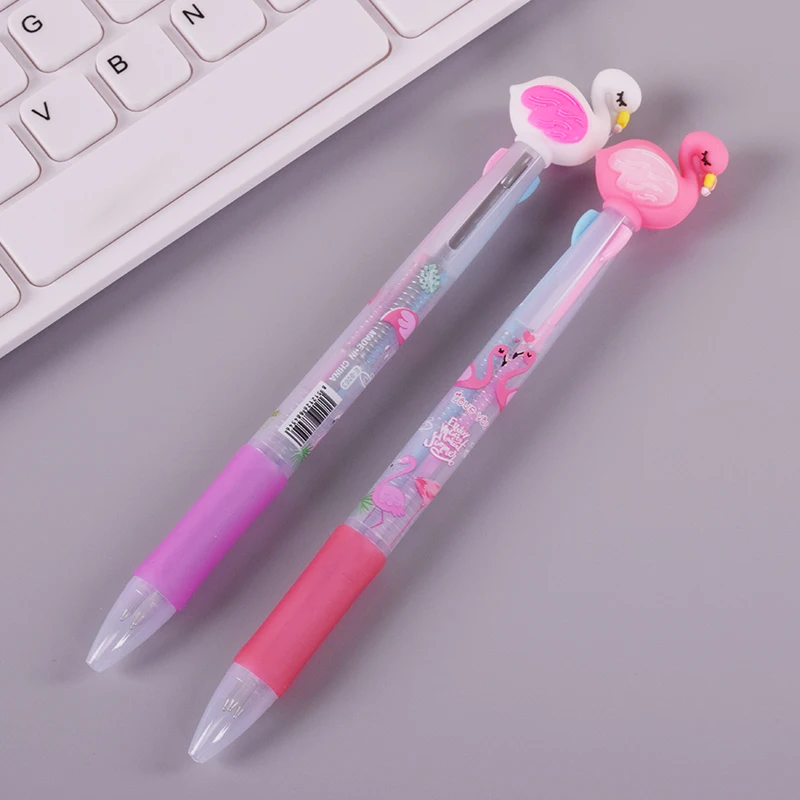 1x3 в 1 цветная шариковая ручка студенческие ручки для письма kawaii Канцтовары canetas