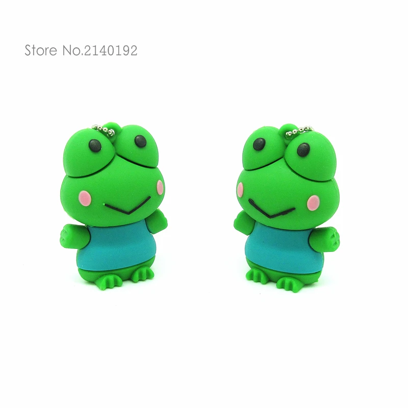 Силиконовый USB флеш накопитель в виде лягушки 4 ГБ 8 16 32 2 0|storage device|u disk32gb usb |