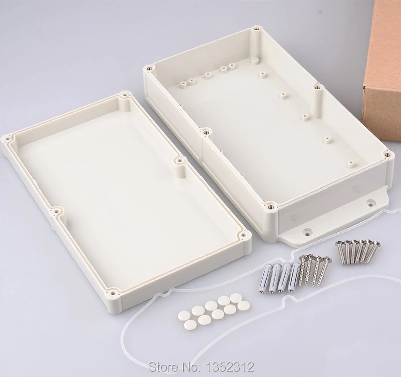 1 шт. водонепроницаемый пластиковый корпус из АБС пластика 282*142*59 мм|enclosures for electronics|enclosure ip68enclosure waterproof |