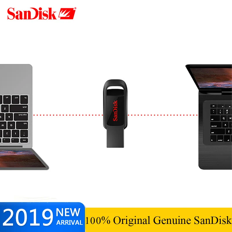 Двойной Флеш накопитель SanDisk Mini USB флэш 64 ГБ 32 оперативной памяти 16 Гб встроенной 8