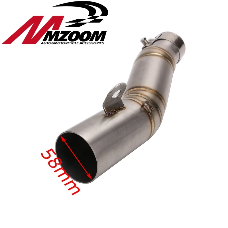 Бесплатная доставка Мотоцикл выхлопная труба глушителя центральная разъем для yamaha R6 06 14|motorcycle exhaust pipe