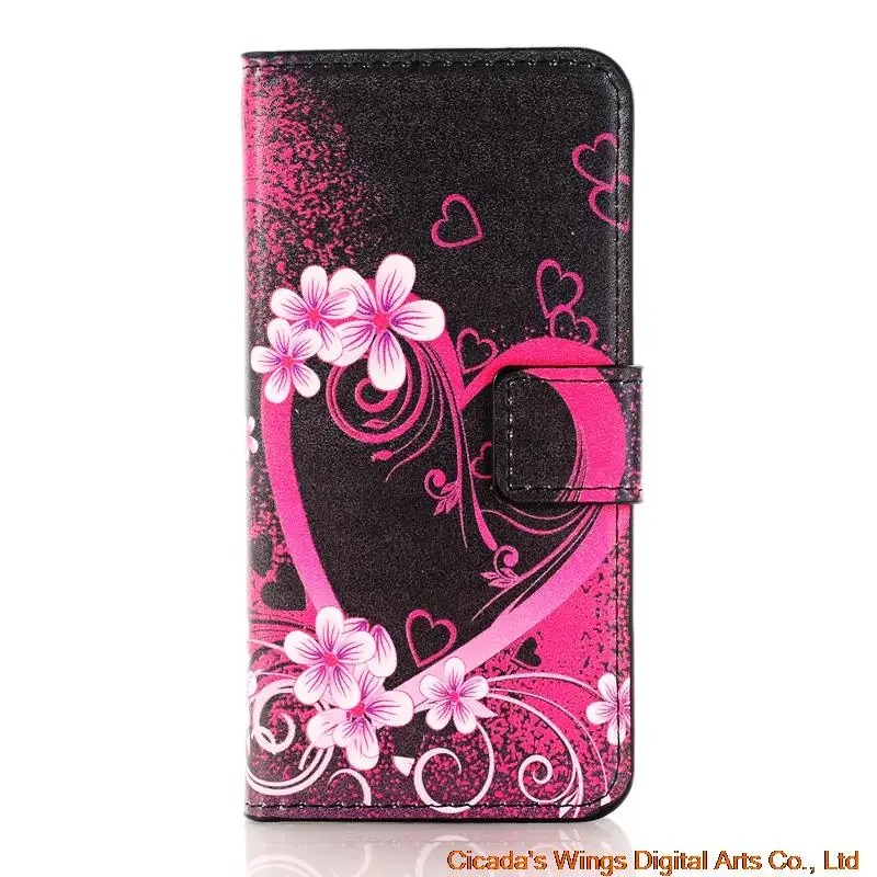 Для apple iphone 8 7 6 6 S Plus X XS MAX XR 5s SE 5 pu кожаный чехол для телефона с бабочками Fly Flower Painted flip Wallet слоты для карт