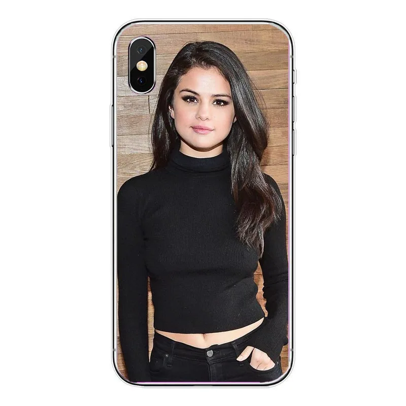 Прозрачный чехол для телефона с изменяющимся отношением Selena Gomez iPhone X 8 8Plus 7 7Plus 6 6S