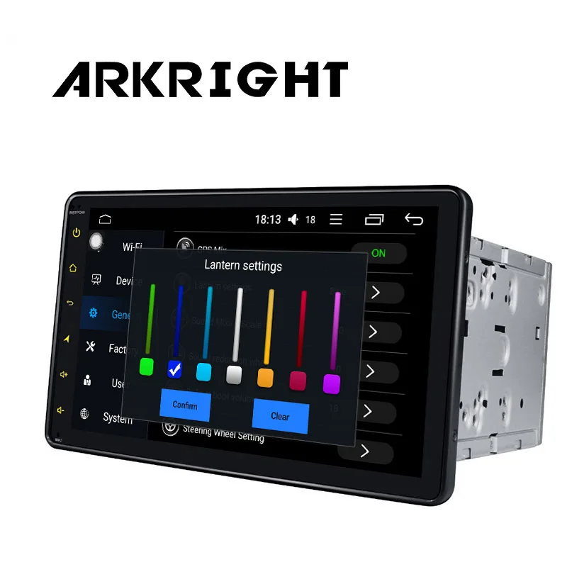 Новейший HD двойной Din Andriod 8 1 дюймов 4G B + 32 ГБ встроенный модем DSP Wifi Bluetooth Камера