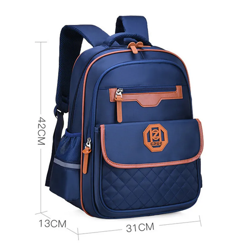 royal blue big Новые детские школьные сумки для девочек и мальчиков, высококачественный Детский рюкзак для начальной школы, рюкзаки Mochila Infantil на молнии - Цвет: royal blue big