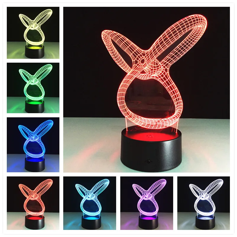 Современное новое поколение удивительная 3d Светодиодная лампа настольная