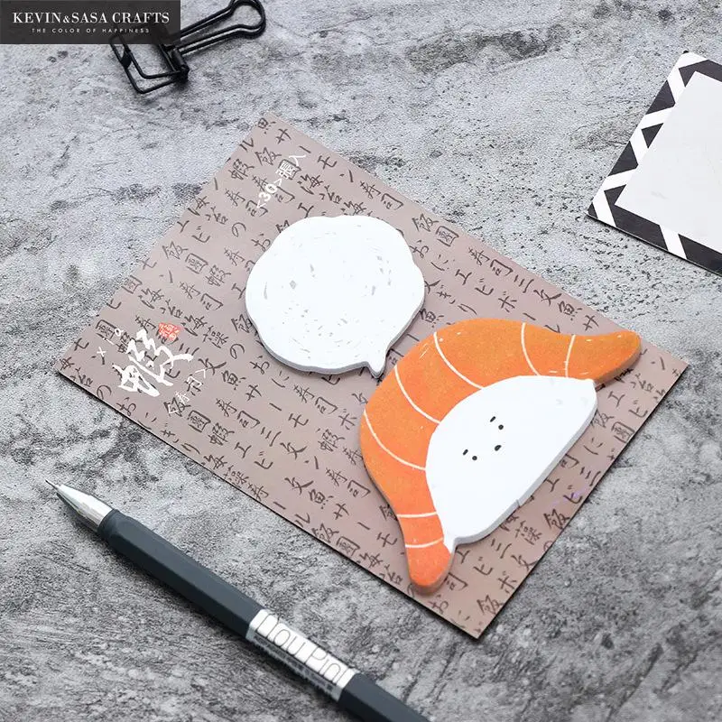 Суши стикер для канцелярских товаров блокнот 30 страниц канцелярские Липкие