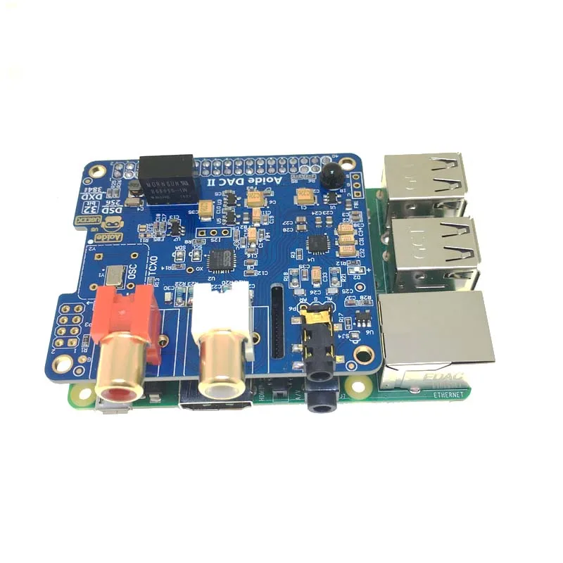DAC II Hifi звуковая карта | ES9018K2M | 384 кГц/32-бит | с высоким уровнем Resolutio | DSD Поддерживаются следующие форматы: | для Raspberry Pi 3 Model B/3B/2B
