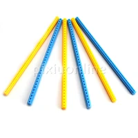 3pcspack j664b yellowblue color 16577mm multi hole plastic stick maker use free shipping russia