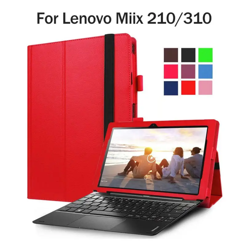 Кожаный чехол для планшета Lenovo Miix 310 210 тонкий защитный подставка 10 1 дюйма Miix210 с