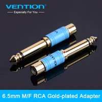 vention 6 35mm 14 male mono plug to rca female jack audio adapter connector 1pc