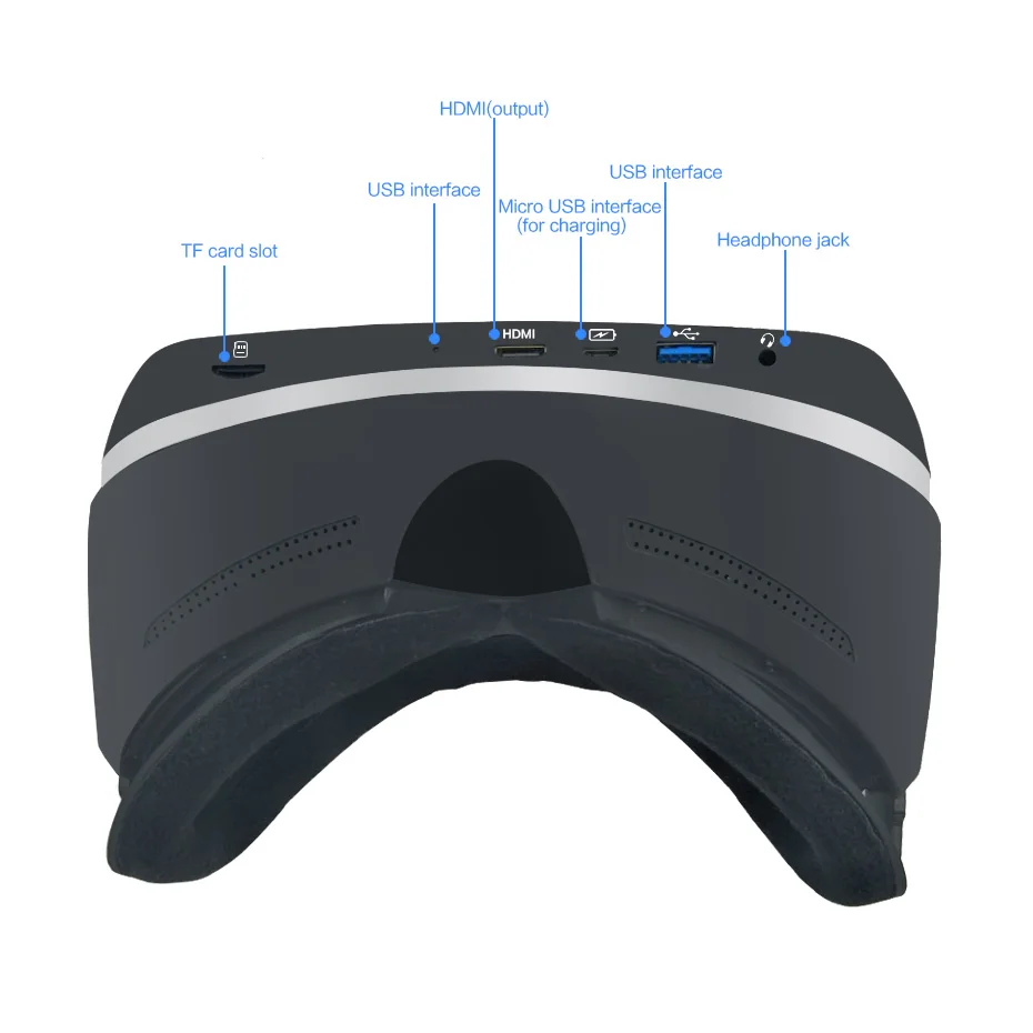2 K Очки виртуальной реальности 3D очки все в одном VR гарнитура захватывающий Android 6