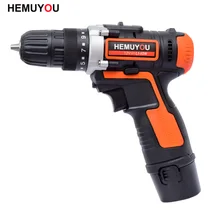 12V электрическая дрель мини ручная дрель Беспроводной электрическая отвертка литиевая Батарея 3/8 дюймов 2 Скорость+ смарт Дисплей