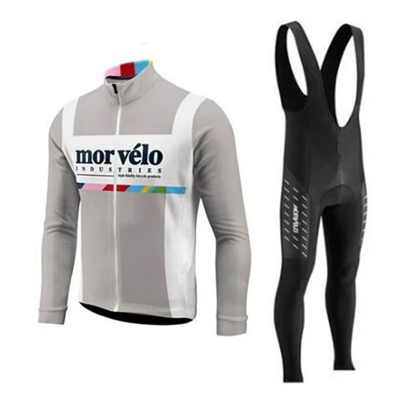 MORVELO набор Джерси для велоспорта pro team с длинным рукавом Ropa Ciclismo hombre уличная спортивная одежда для велоспорта Триатлон набор для велоспорта - Цвет: 5