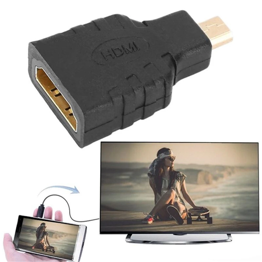 Gizcam HDMI адаптер типа A Женский к Micro Тип D Мужской F/M Конвертер ПК практичные