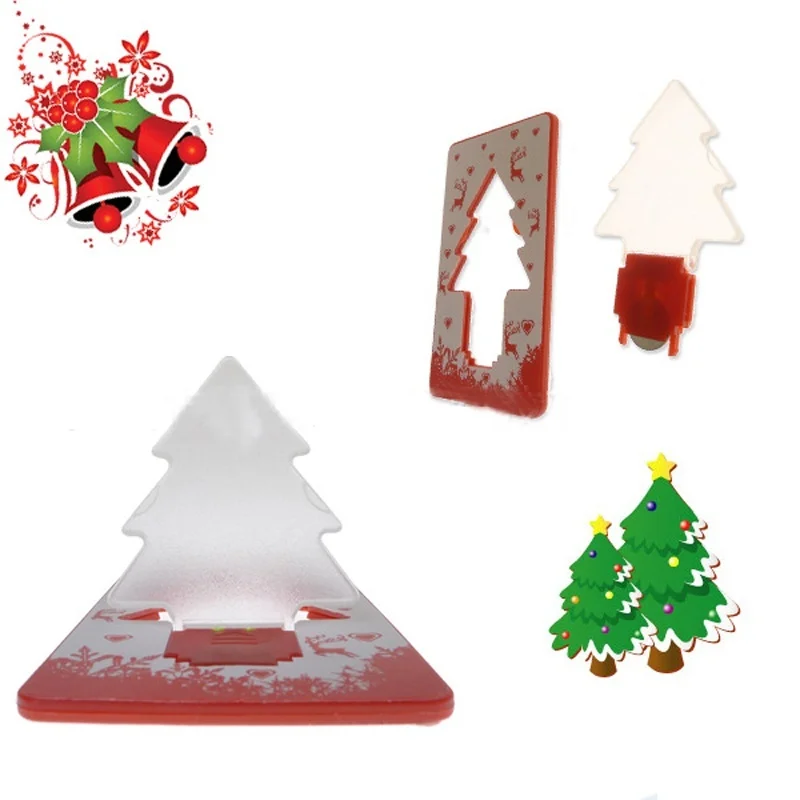 Новогоднее и Рождественское украшение портативный светодиодный ночсветильник