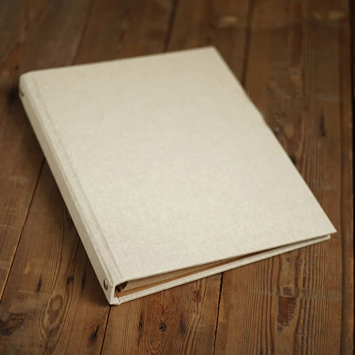 Льняная бумага для ноутбука в ретро стиле оригинальная ручная работа