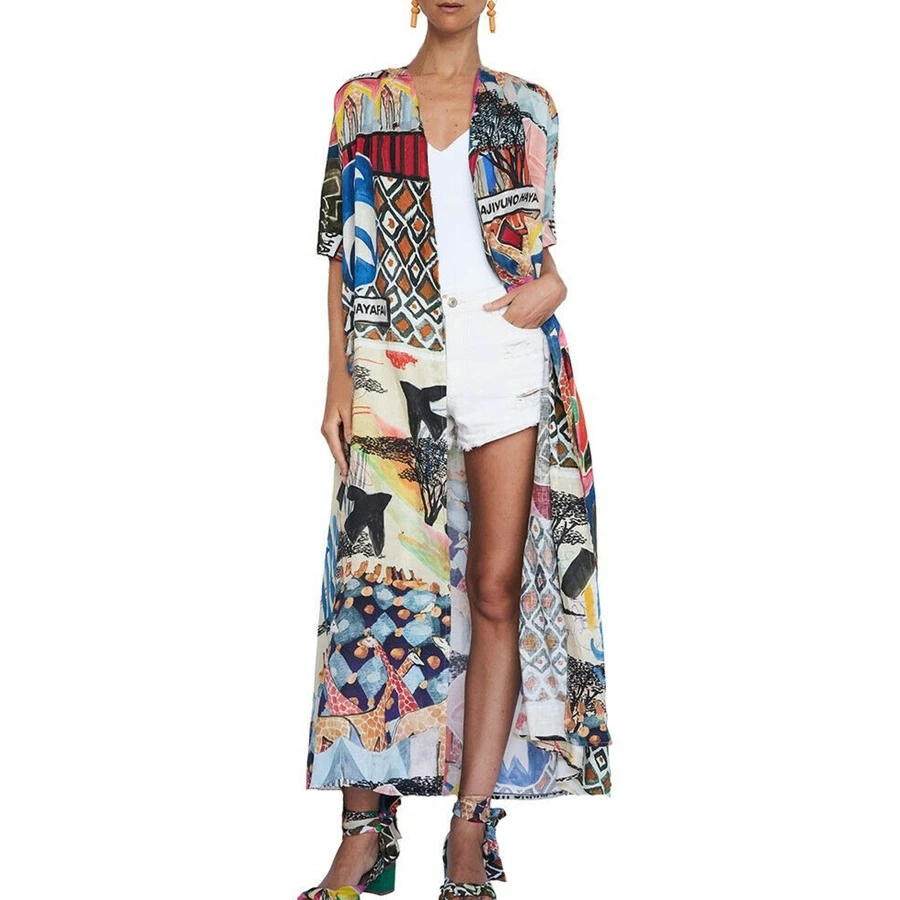 StyleC Женское пляжное бикини, Повседневные Вечерние длинные платья, сарафан - Цвет: StyleC