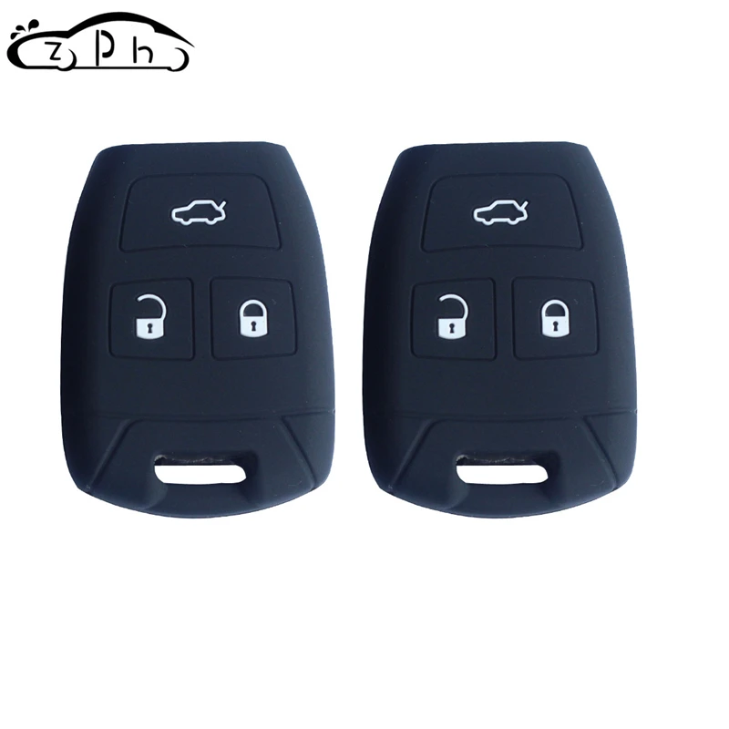 Силиконовый резиновый смарт чехол для Fiat Croma Bravo Stilo 3 кнопки аксессуары защитный
