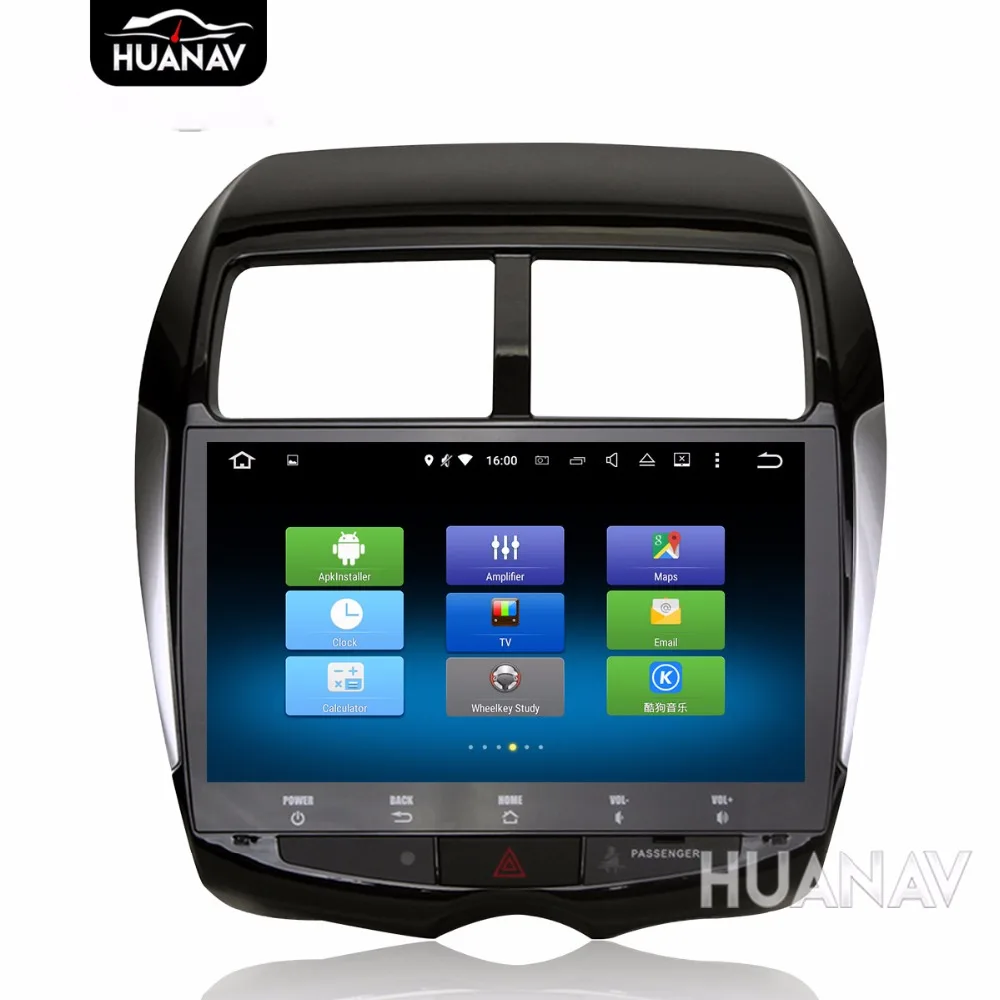 Автомобильный DVD плеер 10 1 дюйма с GPS навигацией головное устройство Android 7 для