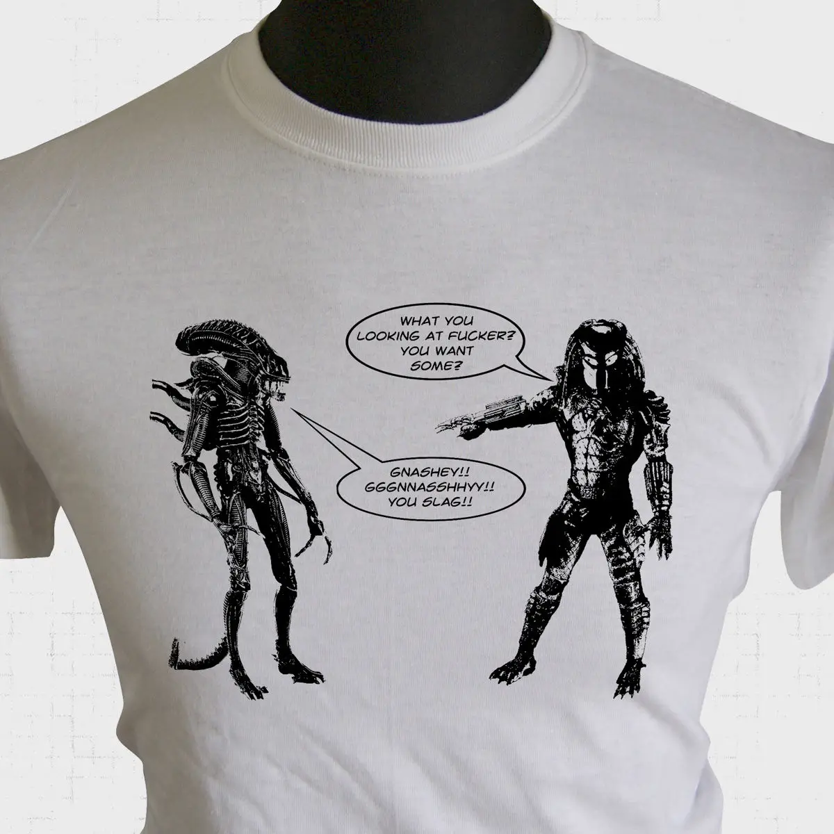 Футболка Alien vs Predator Witz Cockney Essex AVP Xenomorph Cool Lustig новые футболки Забавные топы