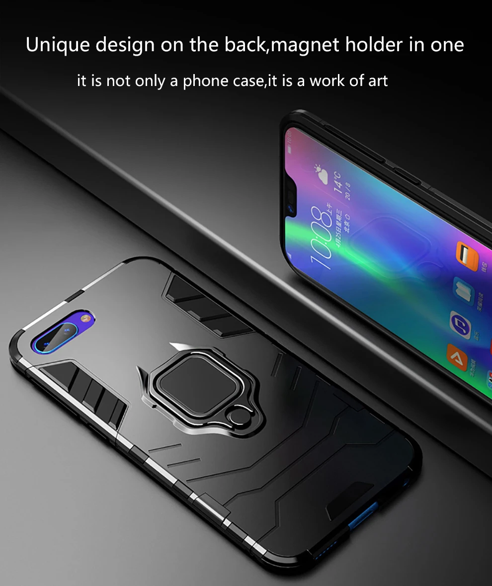 Защитный чехол для huawei honor 10, чехол для телефона, Мягкий Силиконовый противоударный чехол-подставка для honor 10, чехол