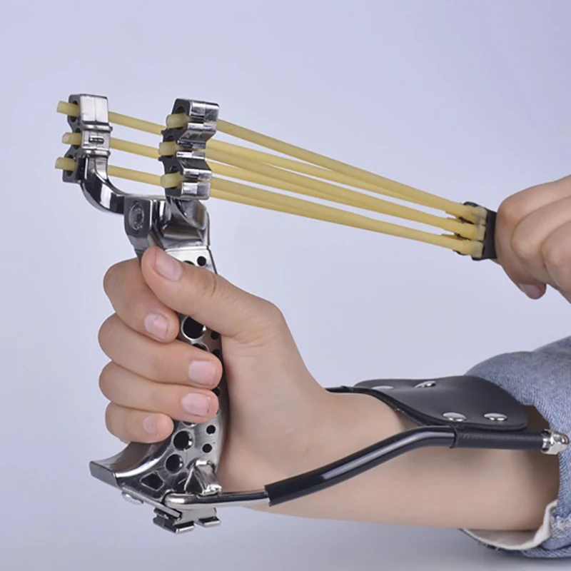 Slingshot Профессиональный Sling Shot Catapult Камуфляжный бантик для улицы катапульты игры