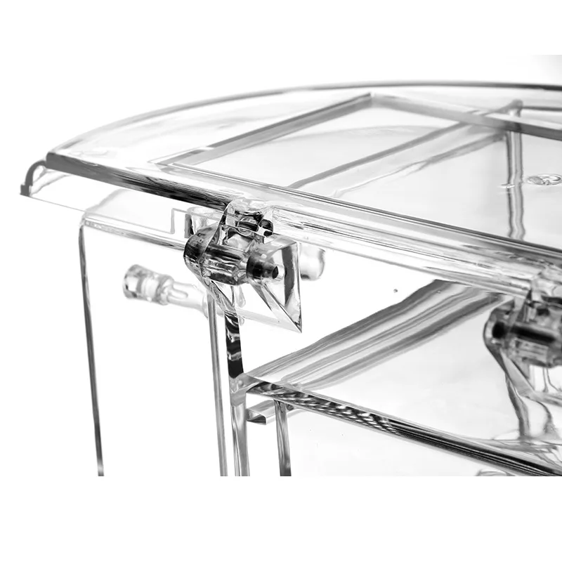 Прозрачная крышка дисплея ювелирных изделий Органайзер для косметики