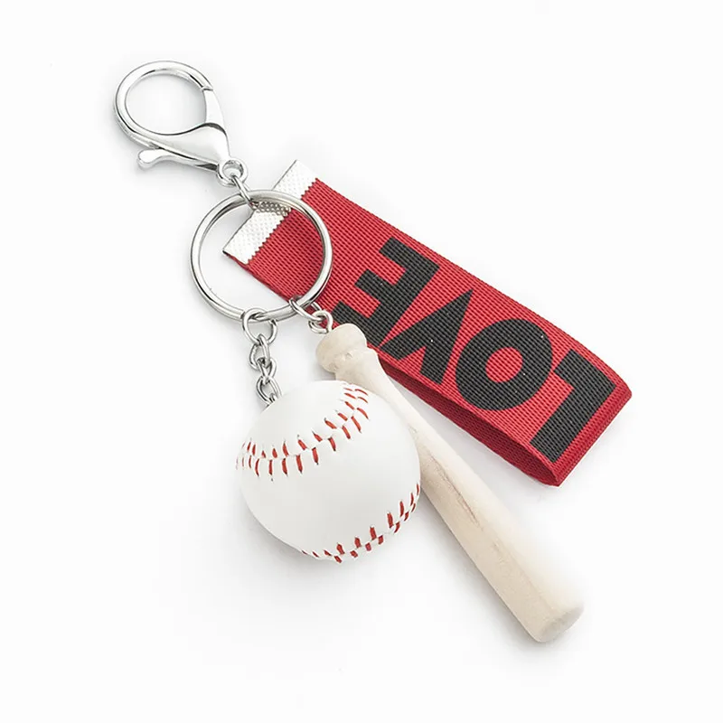 2019 Fashion Jewelry Cute Korea Creative Gift Mini Baseball Pendant Keychain Promotional Gifts |