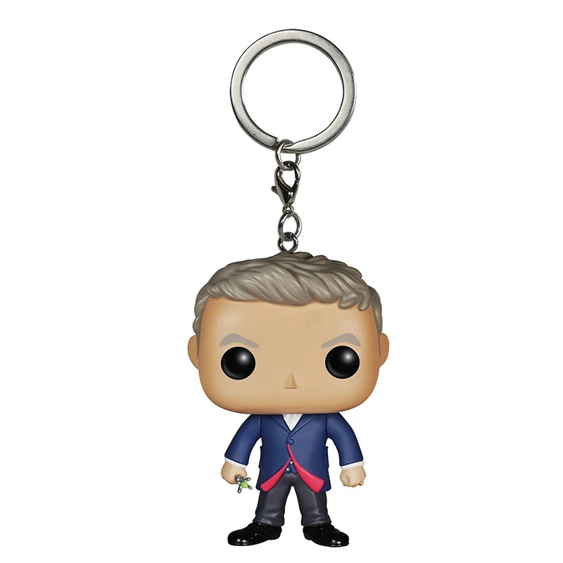 POP Doctor Who ADIPOSE TENTH ELEVEN двенадцатый брелок с надписью модель игрушка на кольцо для