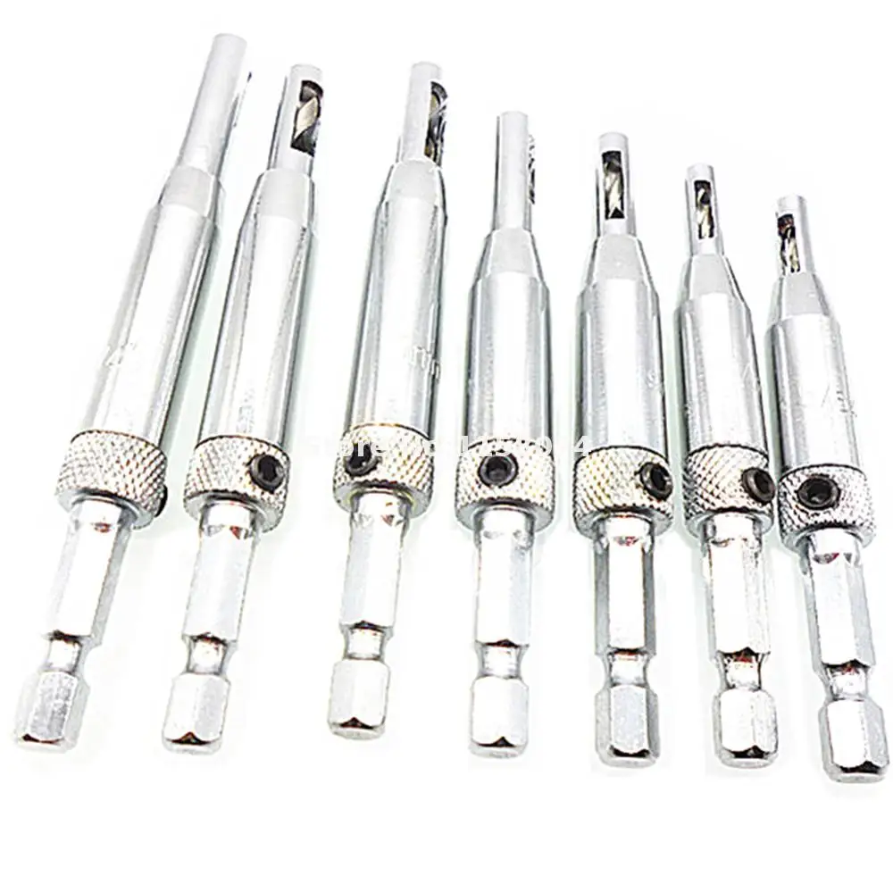 Профессиональный 7 шт. дверь Lock сверло самоцентровкой направляющее отверстие