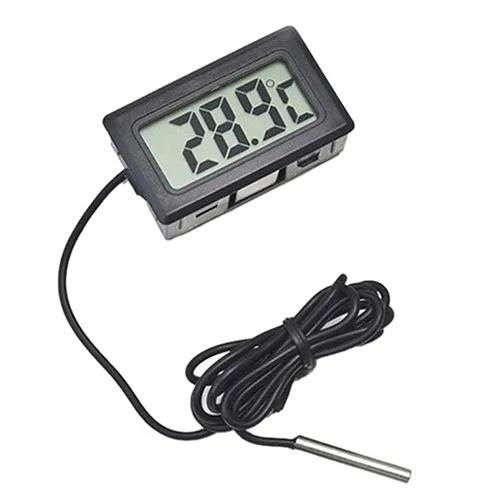 Цифровой мини термометр для аквариума с ЖК дисплеем 2 м|mini lcd digital thermometer|probe