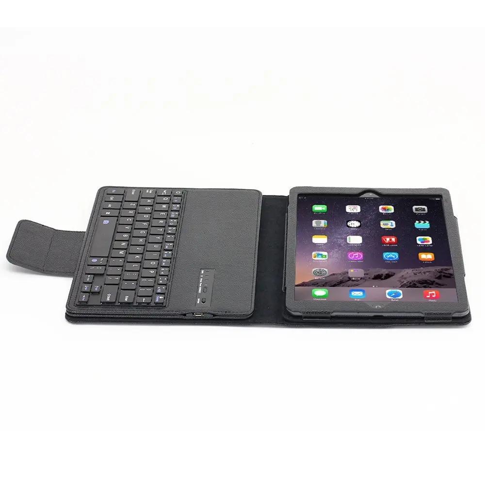 CucKooDo Премиум Серия PU кожаный чехол с съемной беспроводной клавиатурой для iPad Air 1st