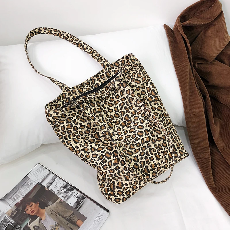 2019 Amarte New Leopard Shopping Bag Fashion Wild Shoulder Large Capacity Luxury Handbags | Багаж и сумки