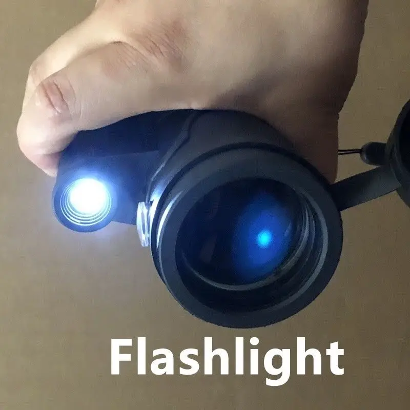 

12x50 Portable HD OPTICS Monocular Compass Flashlight Red Laser With Tripod for Watching US