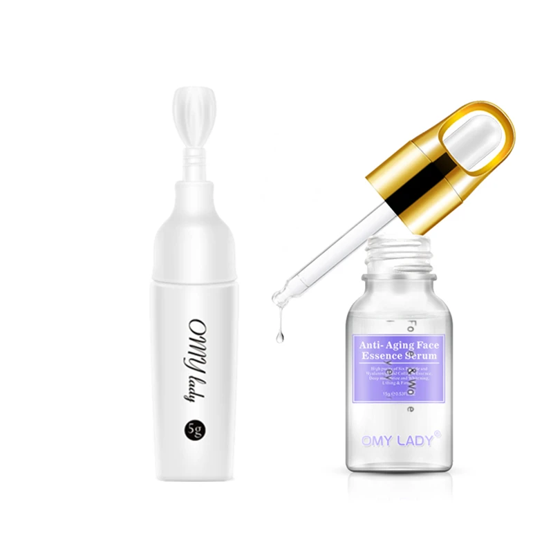 15g with eyecream OMY LADY Сыворотка для лица Argireline уход за кожей Омолаживающая против морщин эссенция гиалуроновой кислоты глубокий уход за лицом увлажняющая Гидра - Вес нетто: 15g with eyecream
