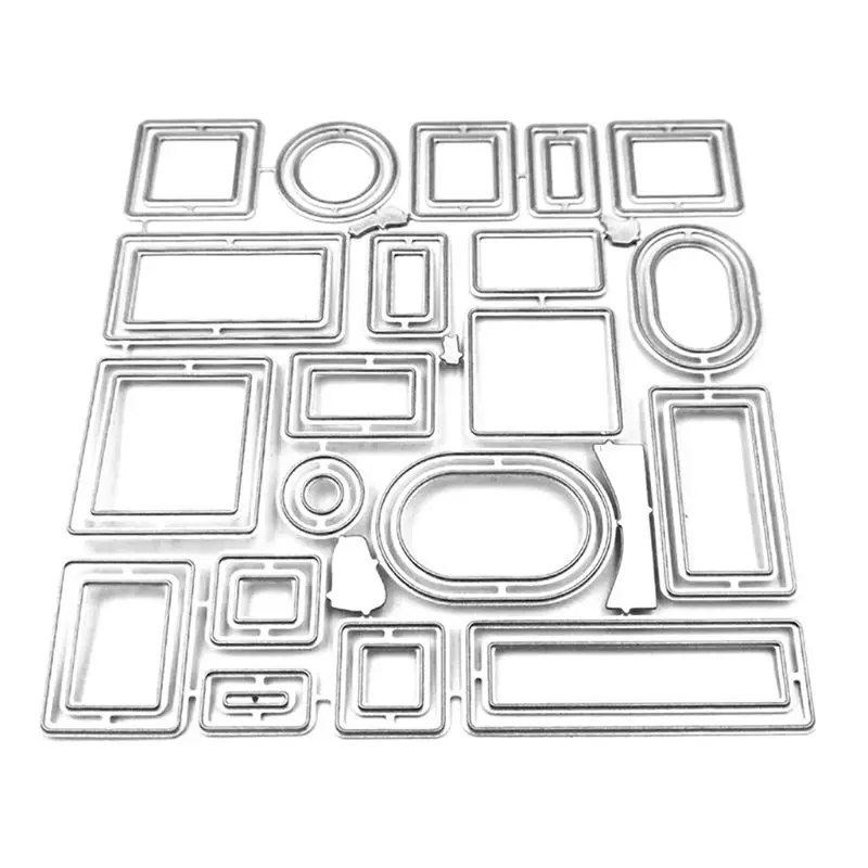 

Square Dialog box DIY suit Metal Cutting Dies Stencil DIY Scrapbooking Album Stamp Paper Card Embossing Crafts Decor
